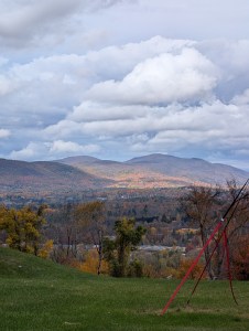 View of Green Mountains from somewhere in Bennington, VT.